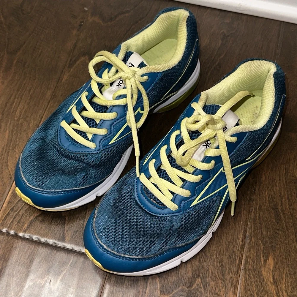 Reebok DMX Monofusion Running Sneakers Teal Blue Gym Training Shoe Size 8